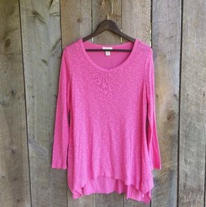 ⚡4/25⚡Westbound Women's Tunic Sweater Blouse L